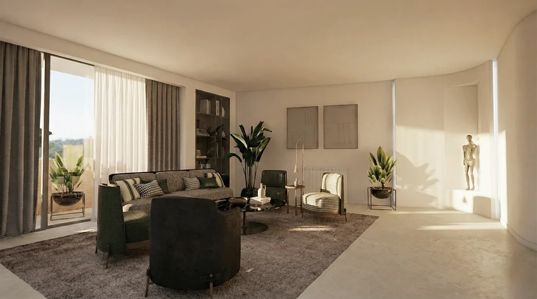 طراحی داخلی زیوان استودیو پروژه شریعتی 3